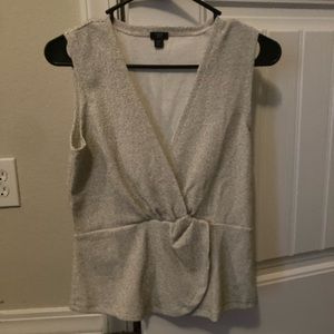 J. Crew open front top XS